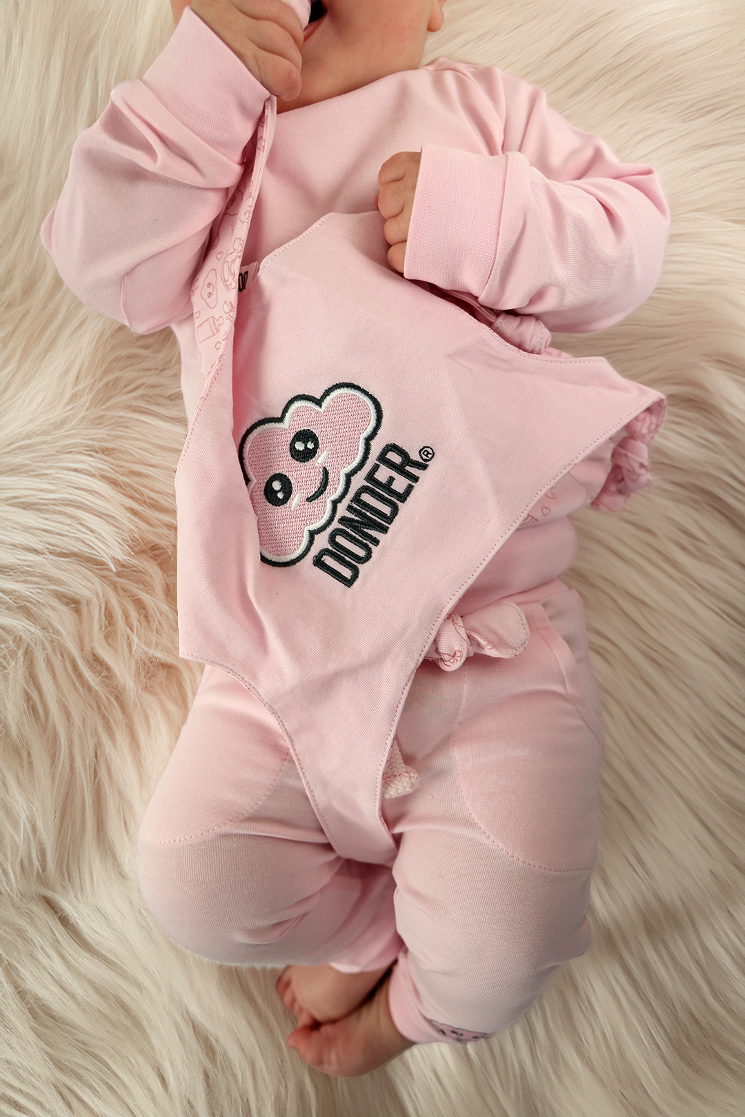 Tutteldoek Roze  💗☁️