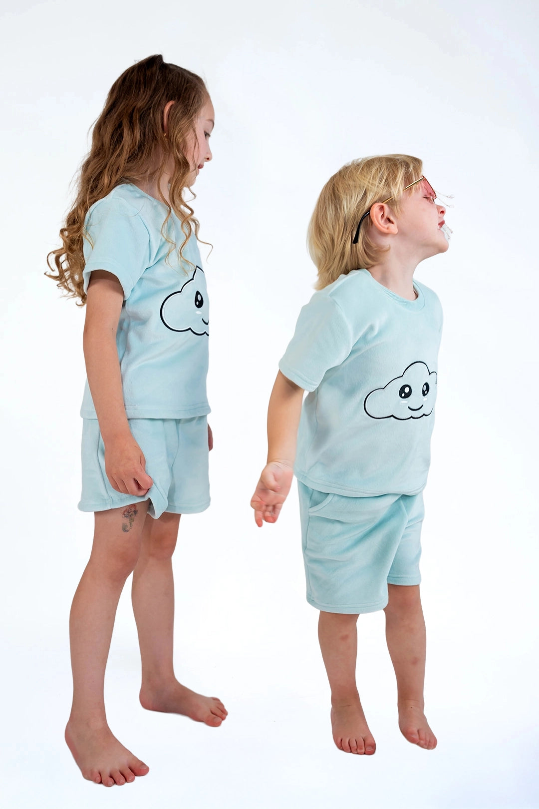 Velvet Summer-Suit Soft Blue ☁️☀️🩵