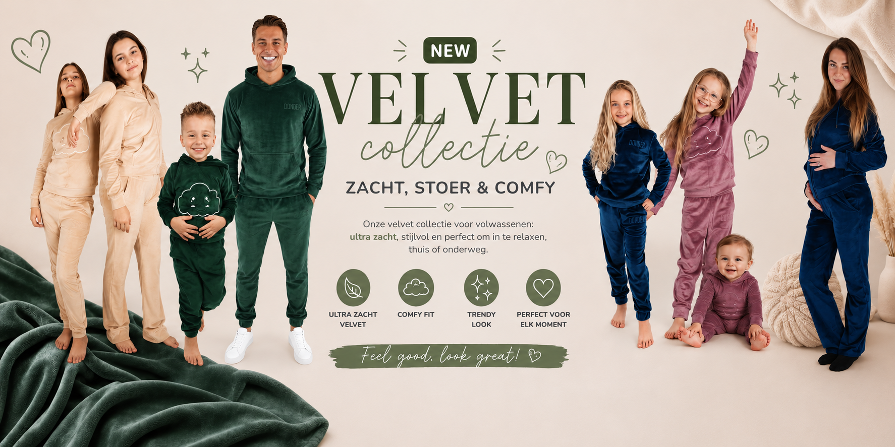 Velvet Bottoms Ouders — Donder kinderkleding collectie
