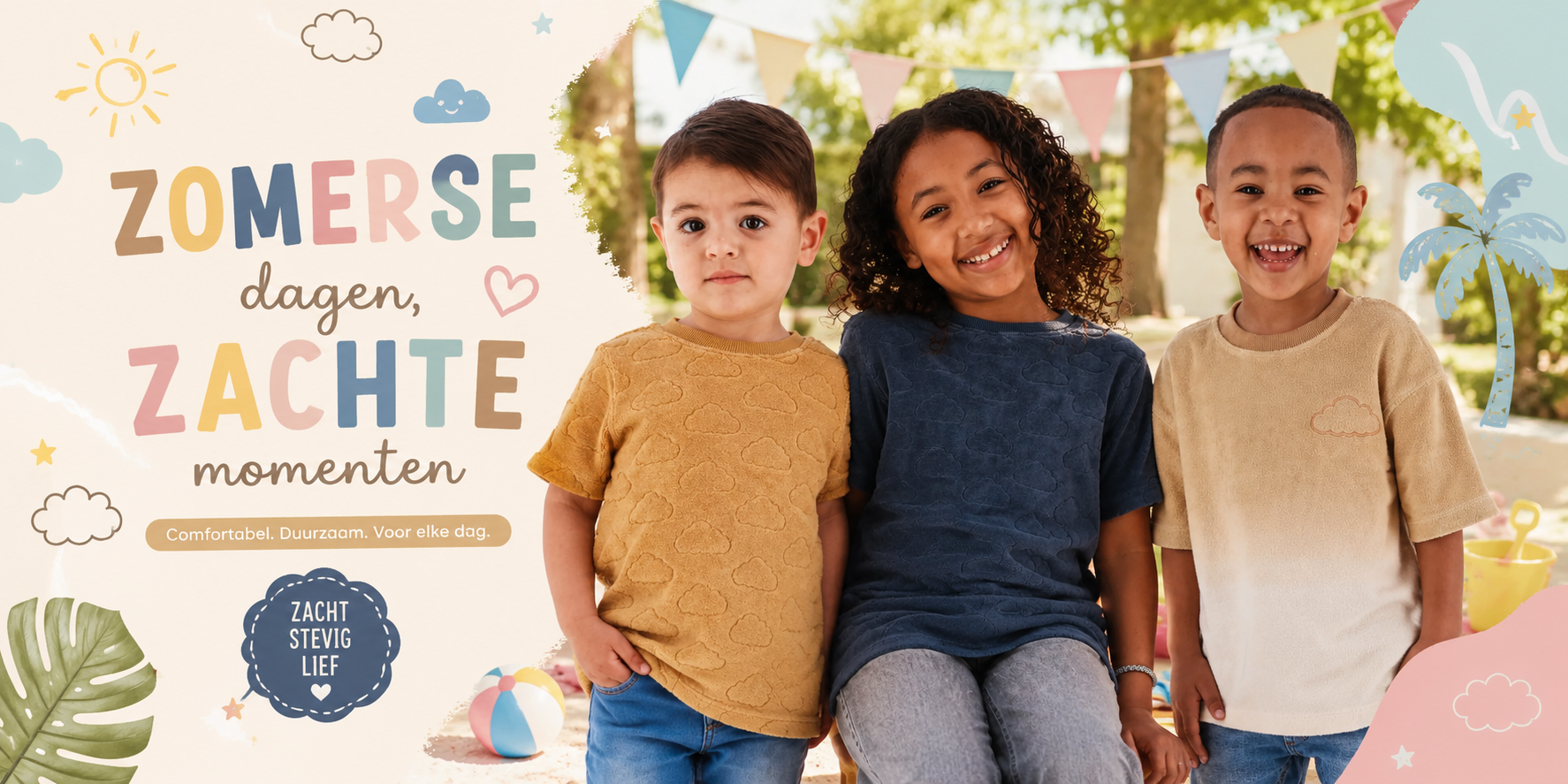 Towel T-shirts Kids — Donder kinderkleding collectie