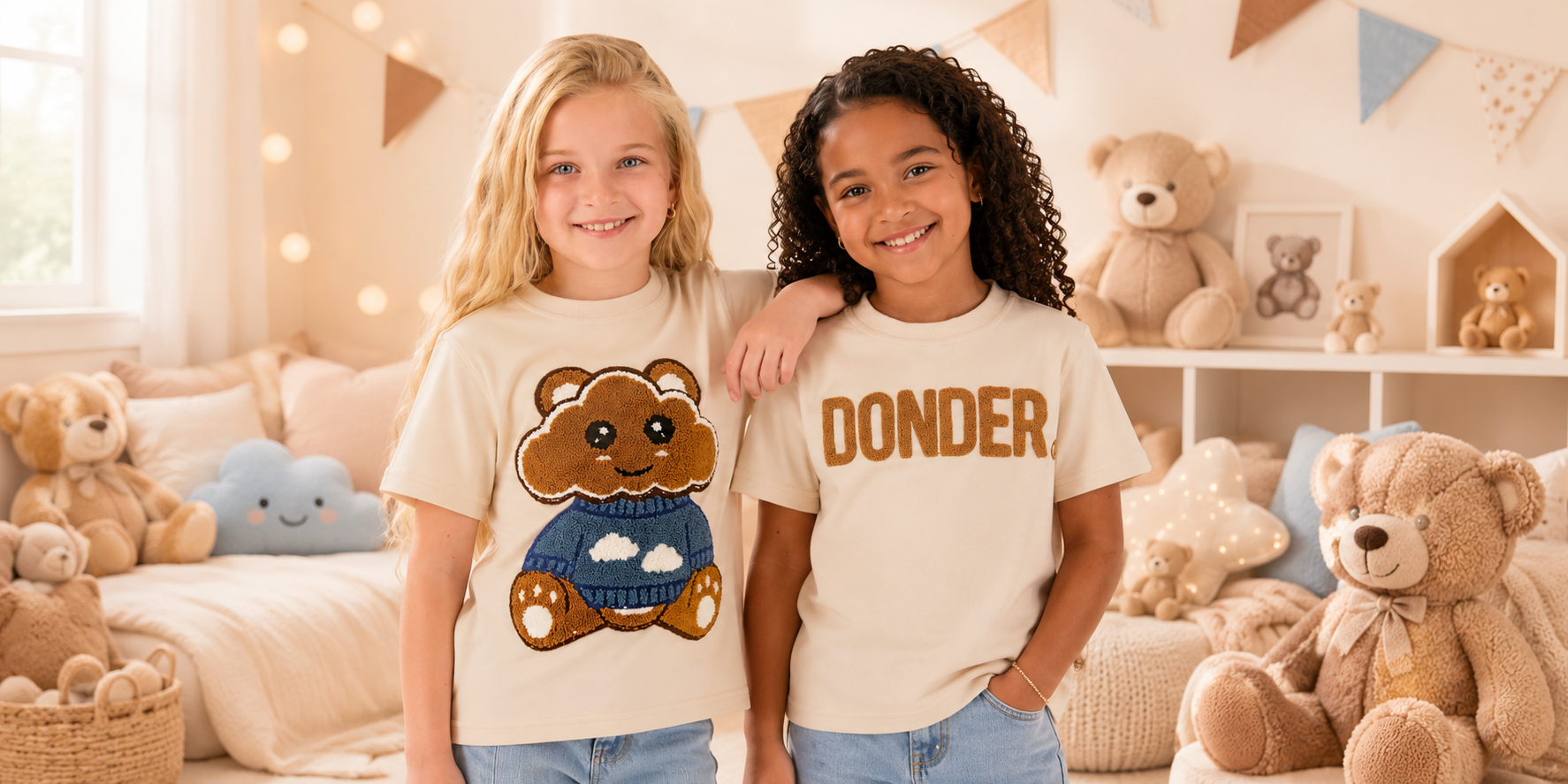 Bouclé T-shirts Kids — Donder kinderkleding collectie