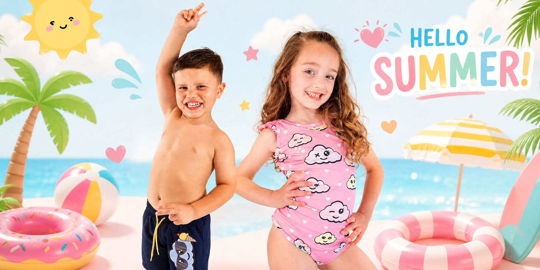 Swim Kids 🏊 — Donder kinderkleding collectie