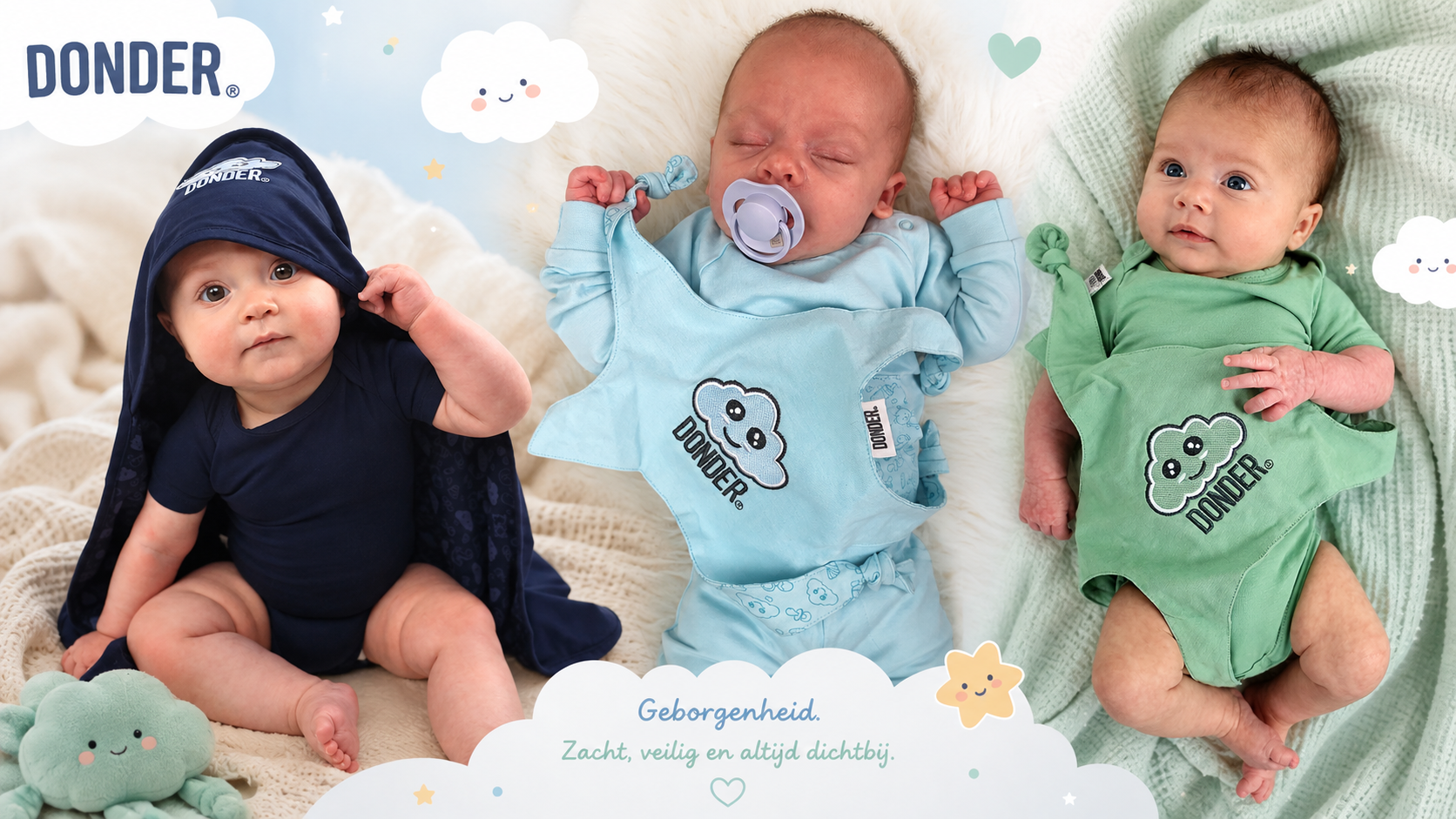 Tutteldoeken — Donder kinderkleding collectie