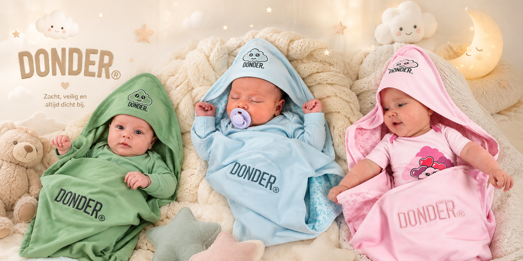 Omslagdoeken — Donder kinderkleding collectie