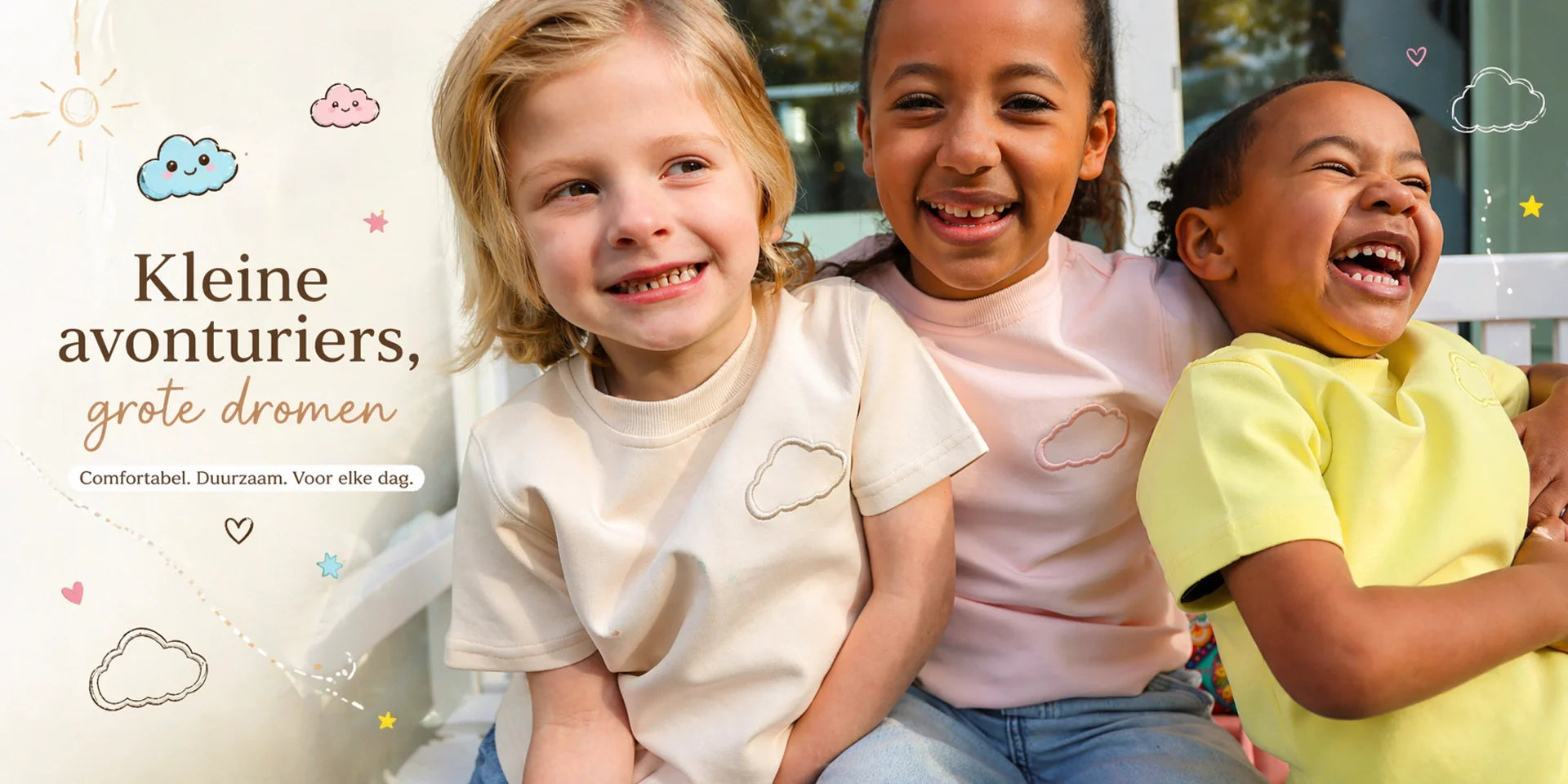 Essential T-shirts Kids — Donder kinderkleding collectie