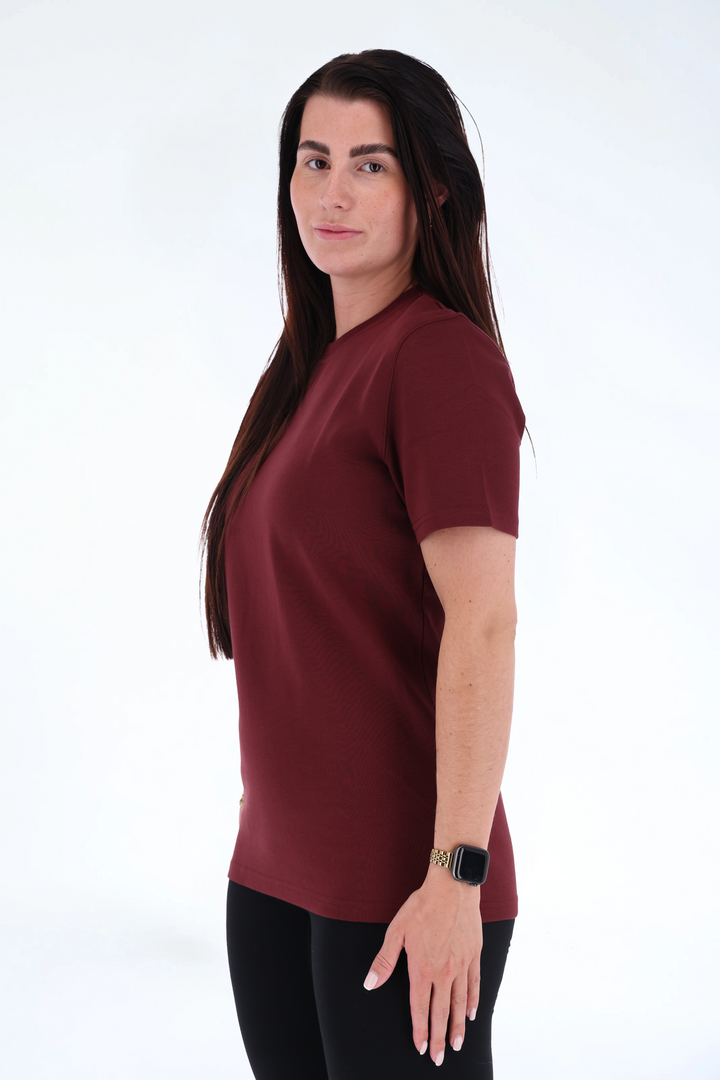 Heavy Tee Essential Adult Bordeaux