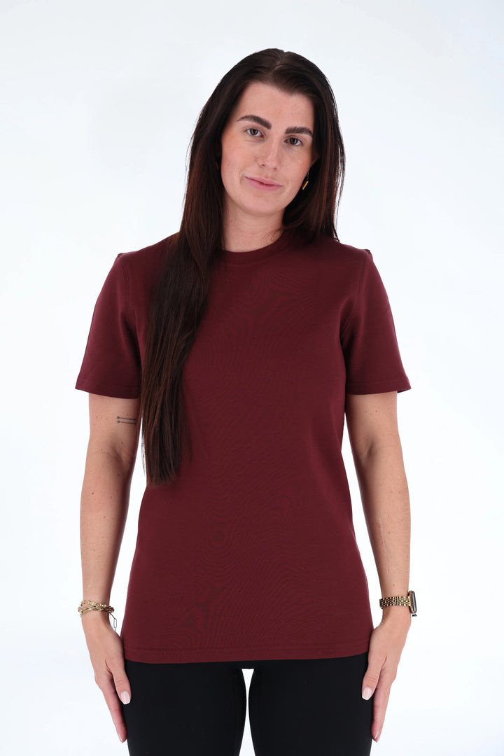 Heavy Tee Essential Adult Bordeaux