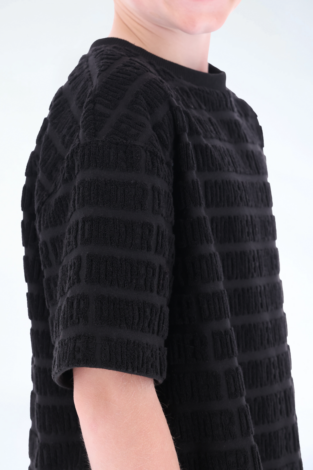 Jacquard Terry Tee DONDER Black