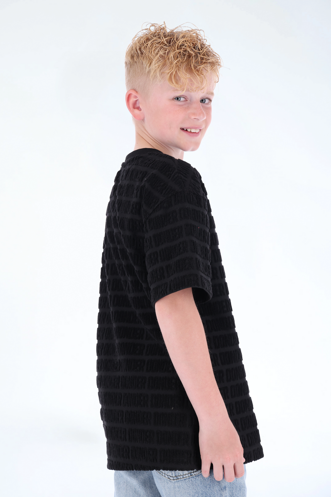 Jacquard Terry Tee DONDER Black