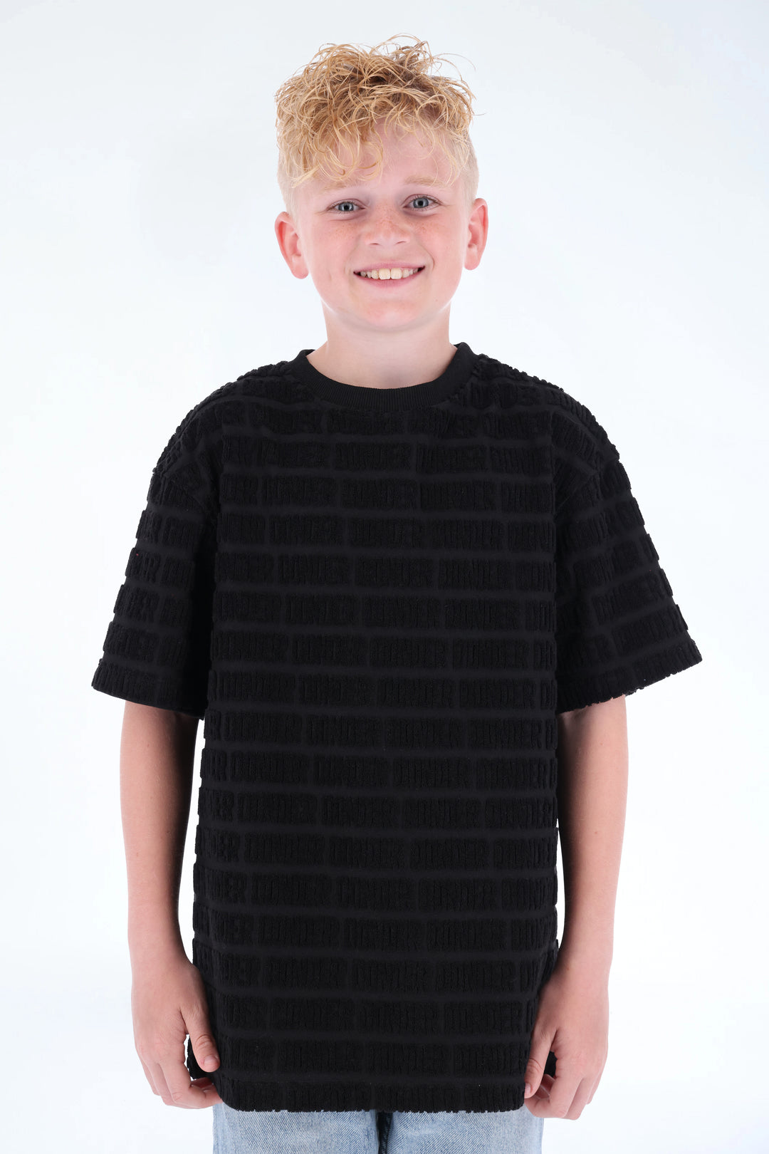Jacquard Terry Tee DONDER Black