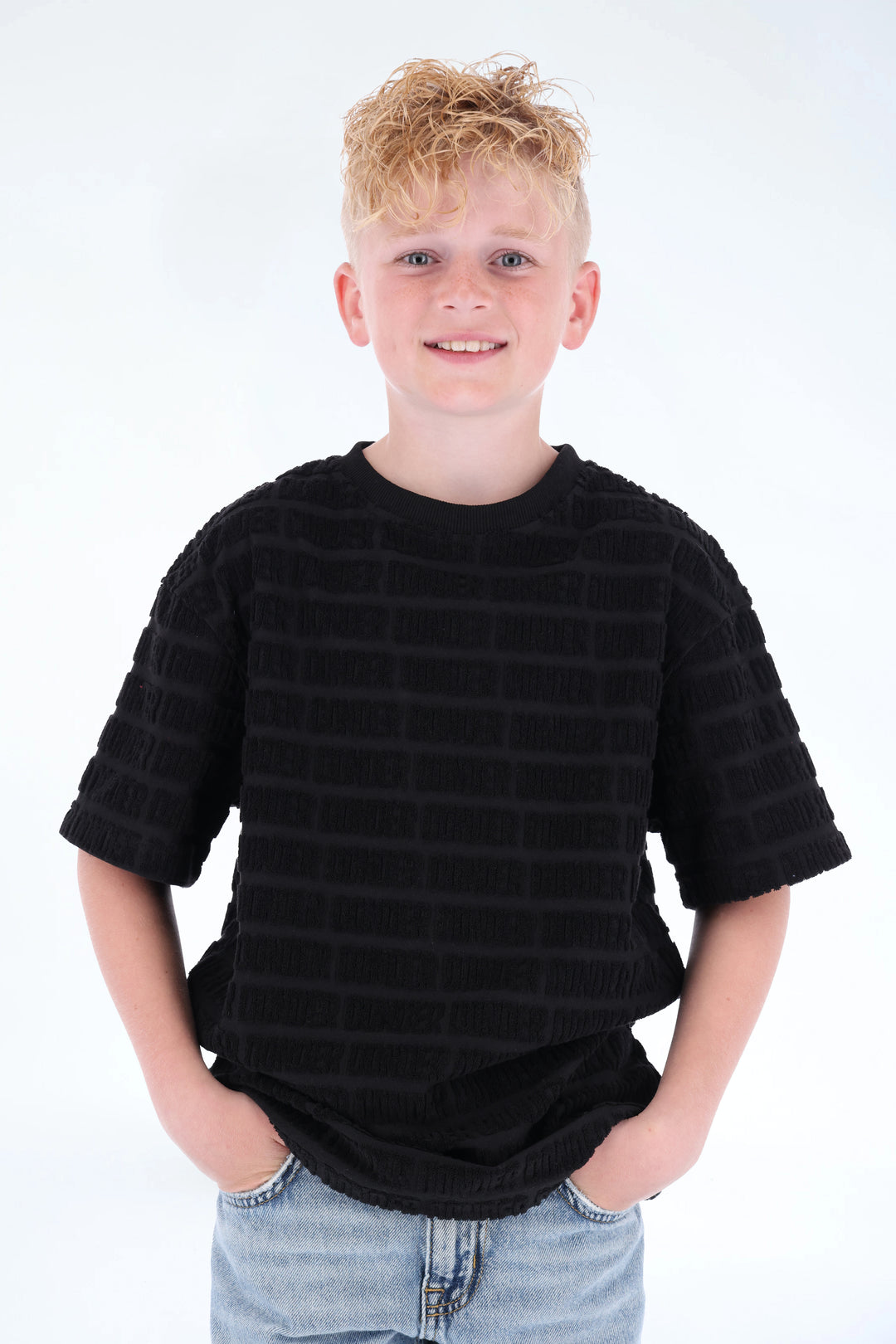 Jacquard Terry Tee DONDER Black