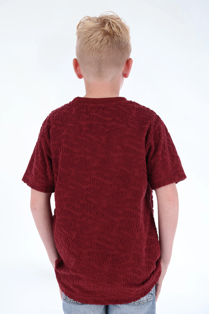 Jacquard Terry Tee DONDER Cherry Twist