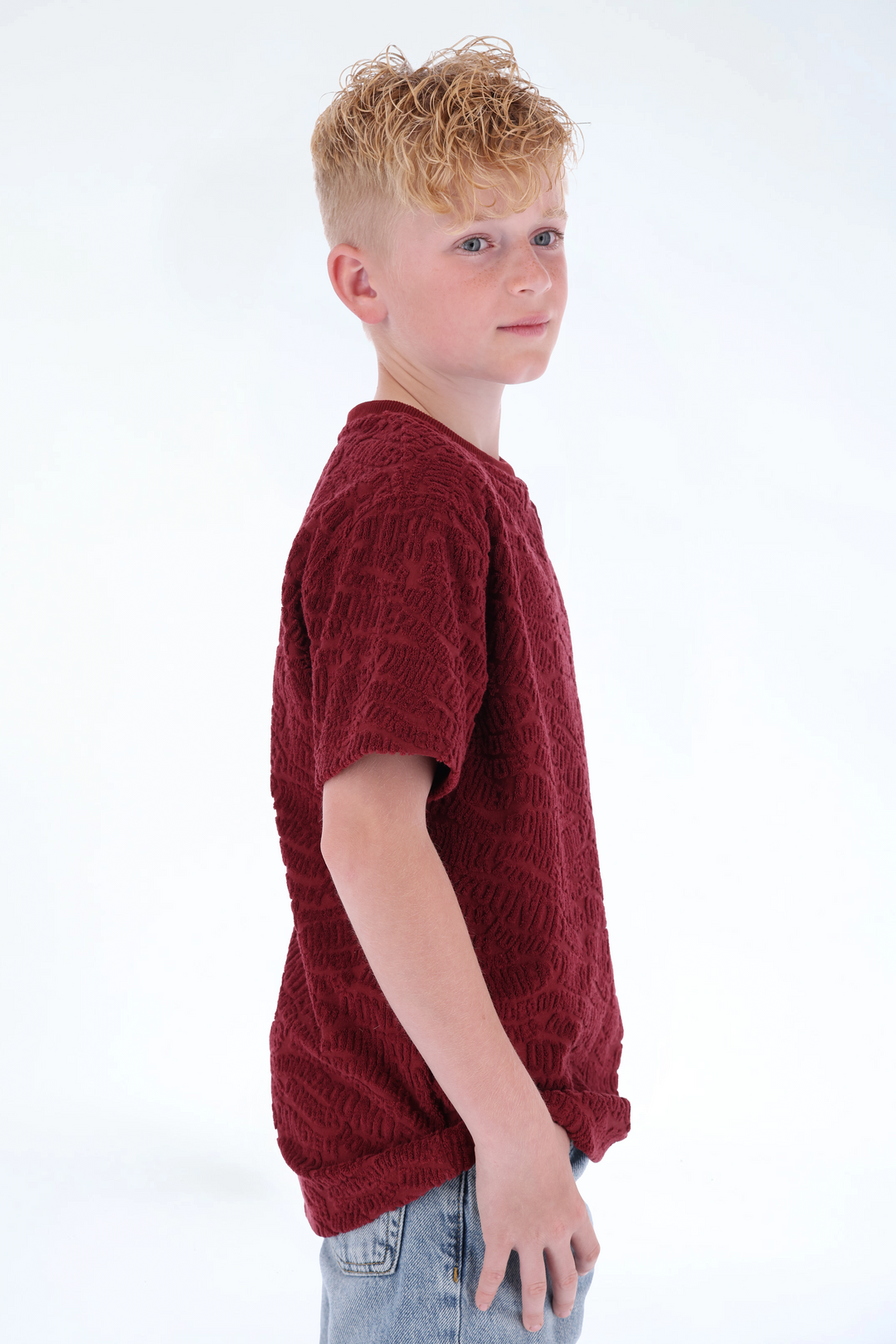 Jacquard Terry Tee DONDER Cherry Twist