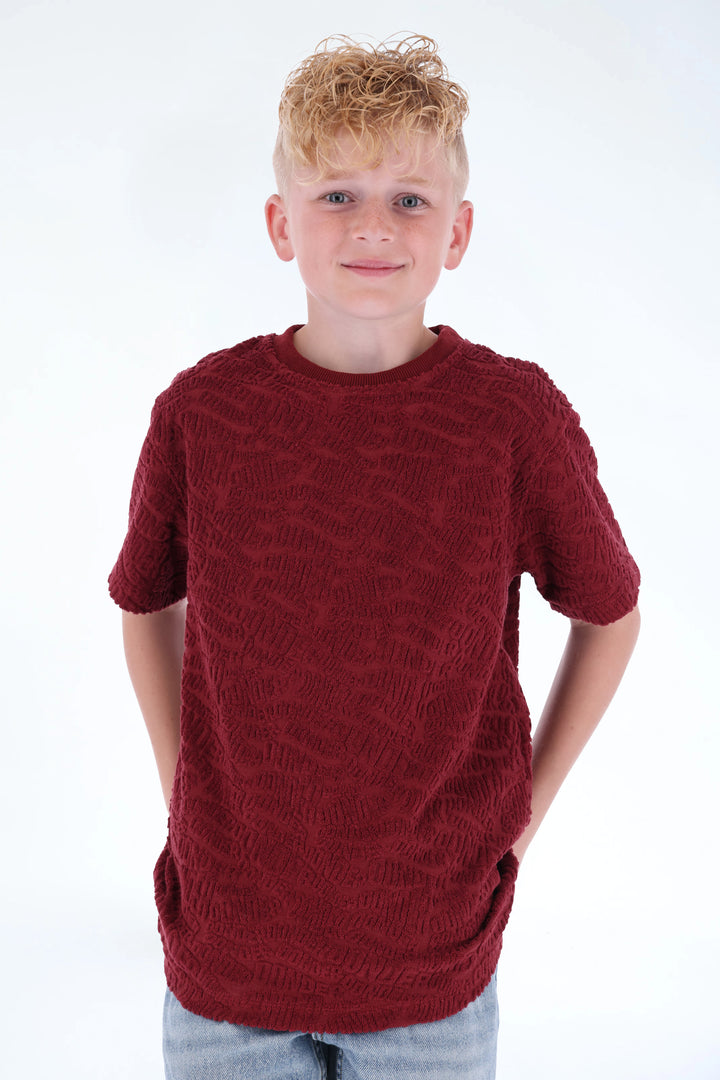 Jacquard Terry Tee DONDER Cherry Twist