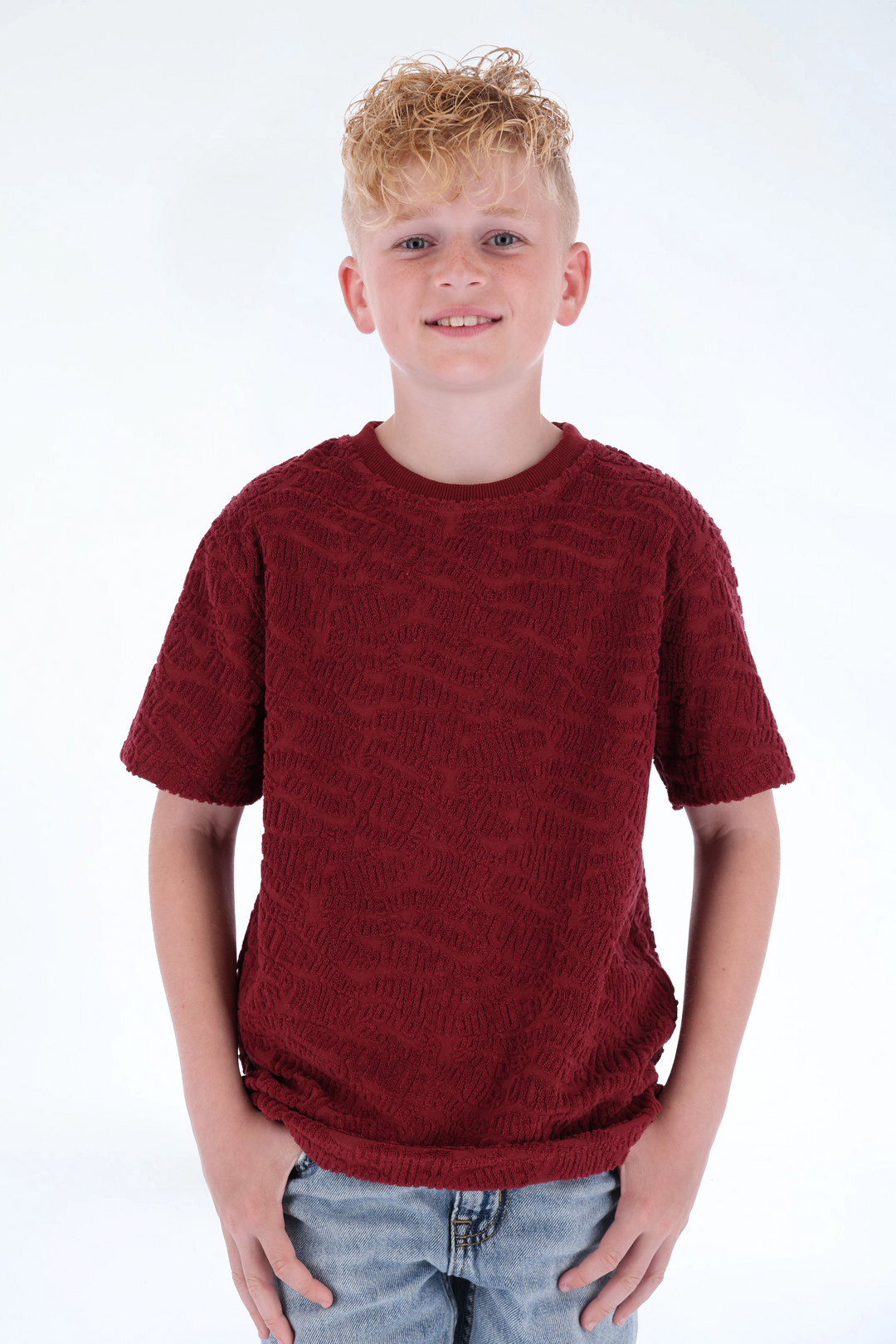 Jacquard Terry Tee DONDER Cherry Twist