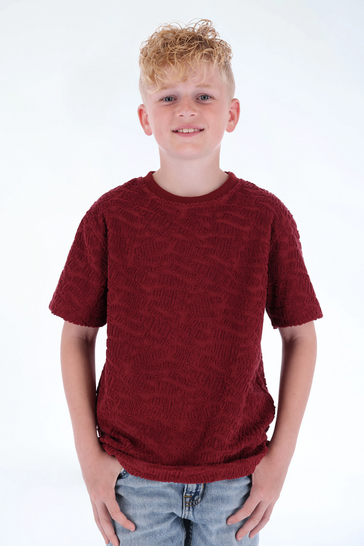 Jacquard Terry Tee DONDER Cherry Twist