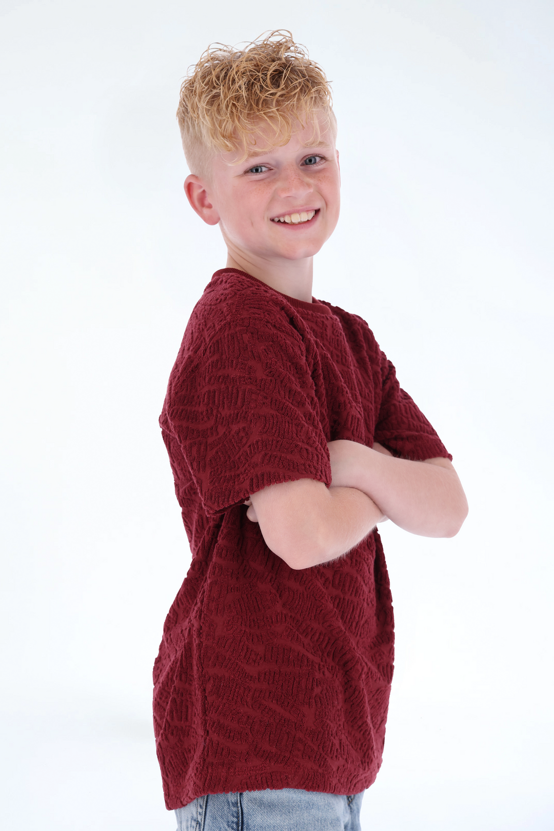 Jacquard Terry Tee DONDER Cherry Twist