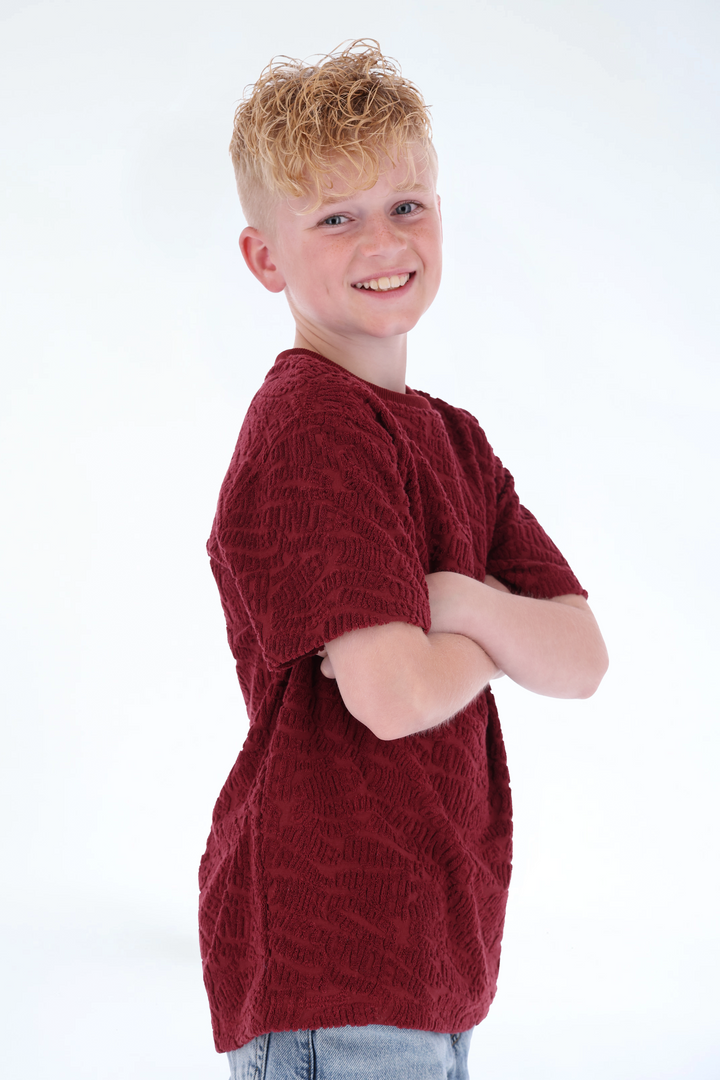 Jacquard Terry Tee DONDER Cherry Twist