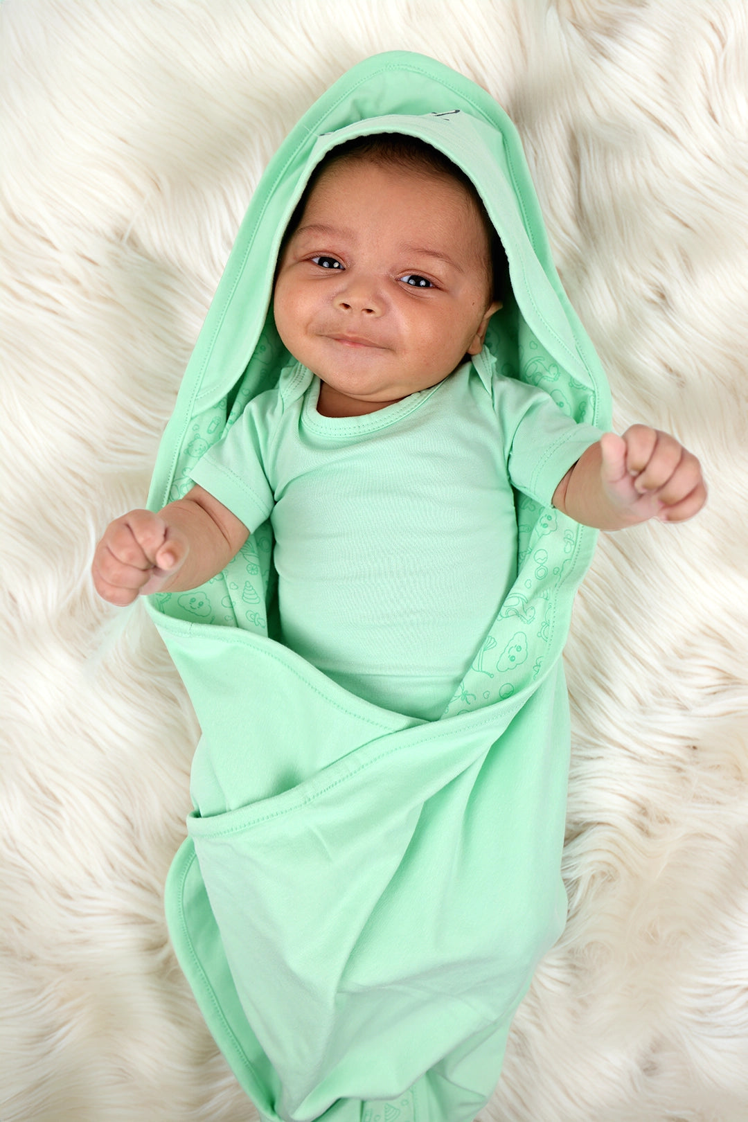 Omslagdoek Mintgroen💚👶🏼