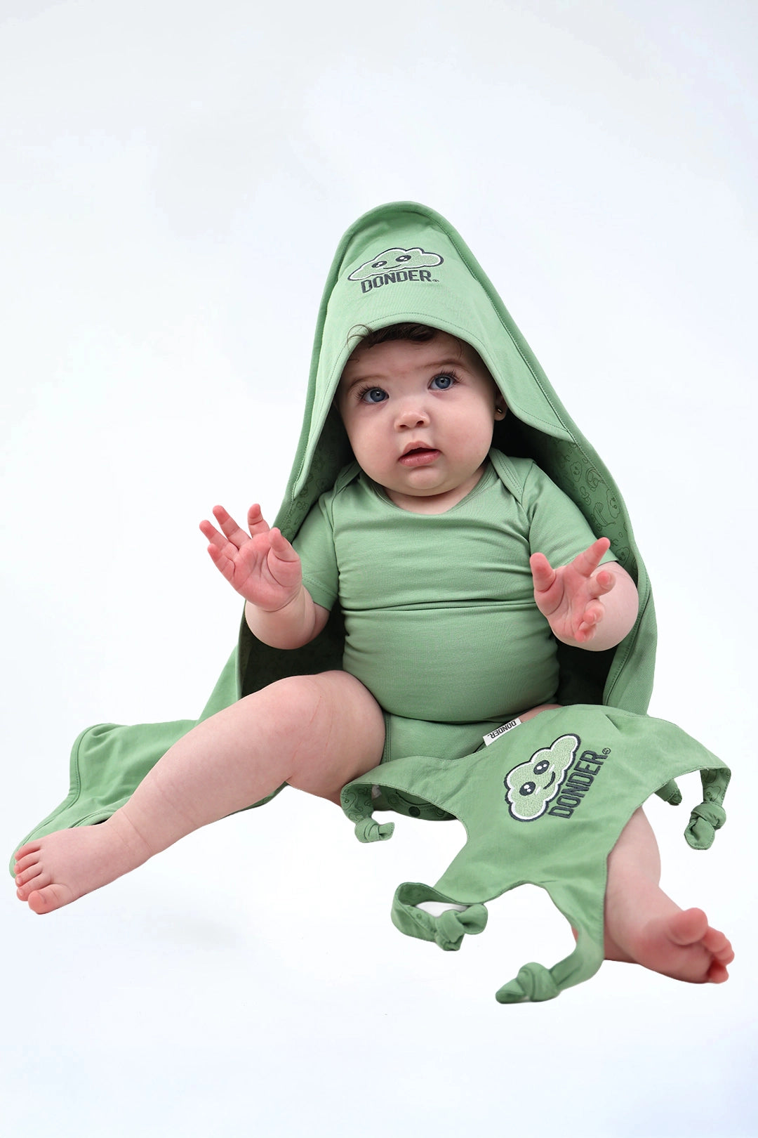 Omslagdoek Olijfgroen