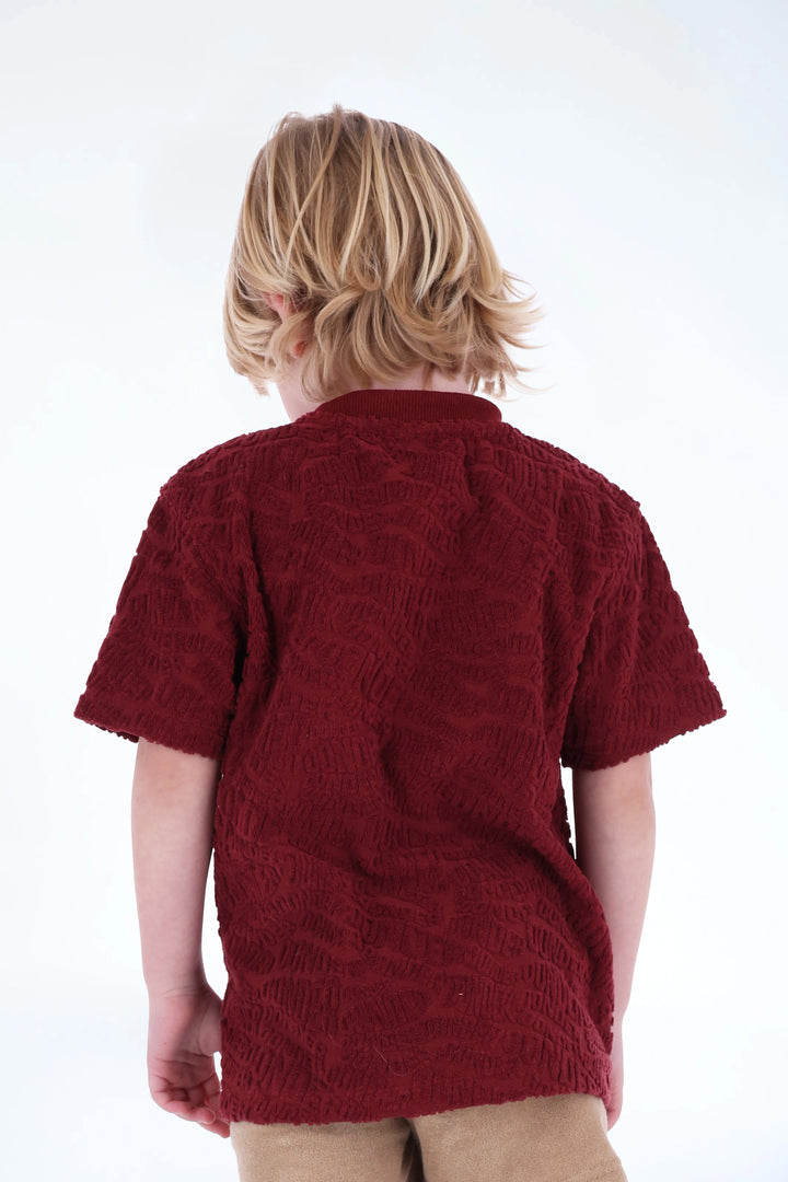 Jacquard Terry Tee DONDER Cherry Twist