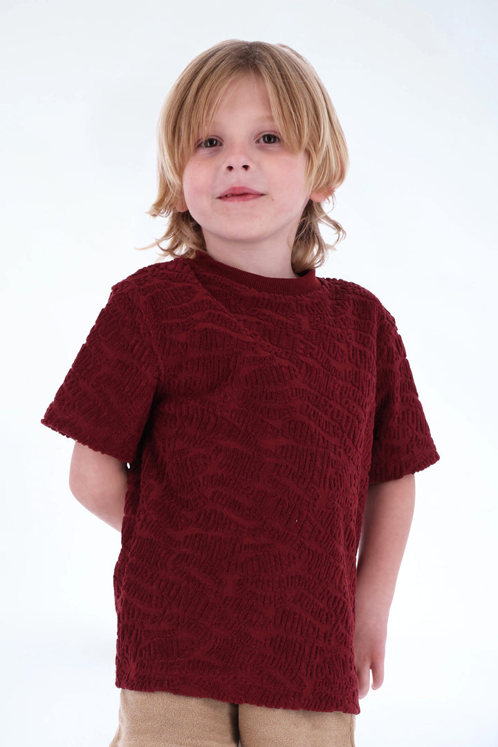 Jacquard Terry Tee DONDER Cherry Twist