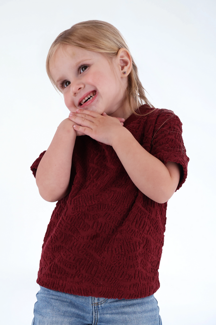 Jacquard Terry Tee DONDER Cherry Twist