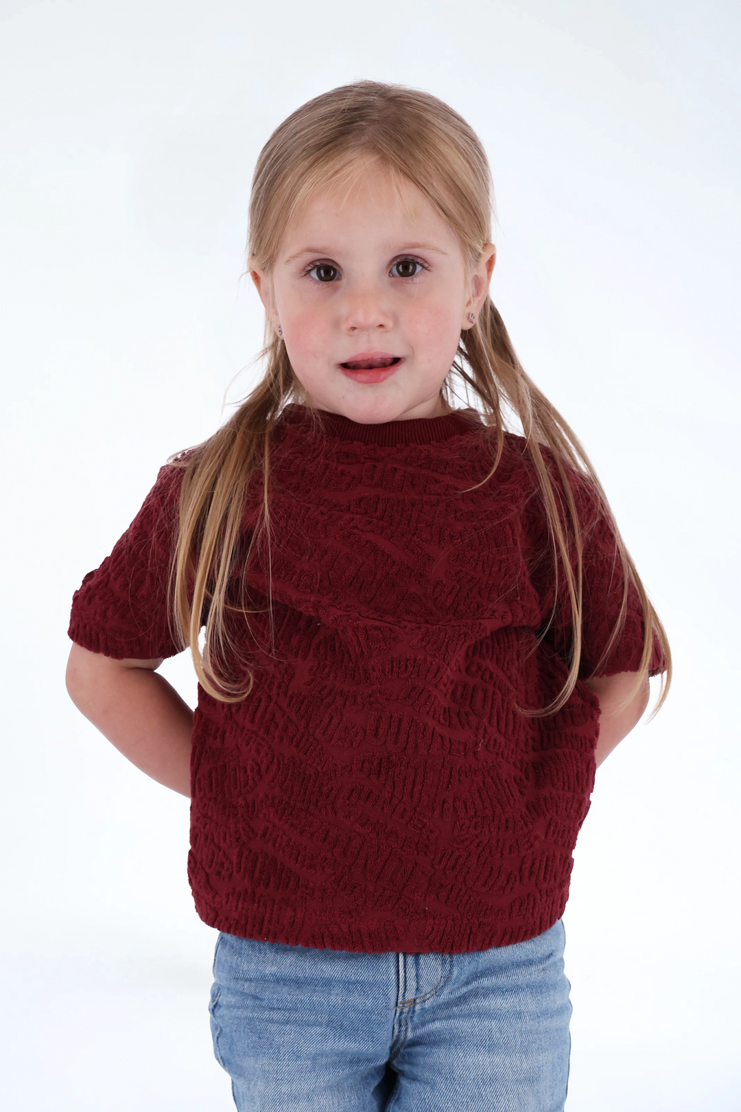 Jacquard Terry Tee DONDER Cherry Twist