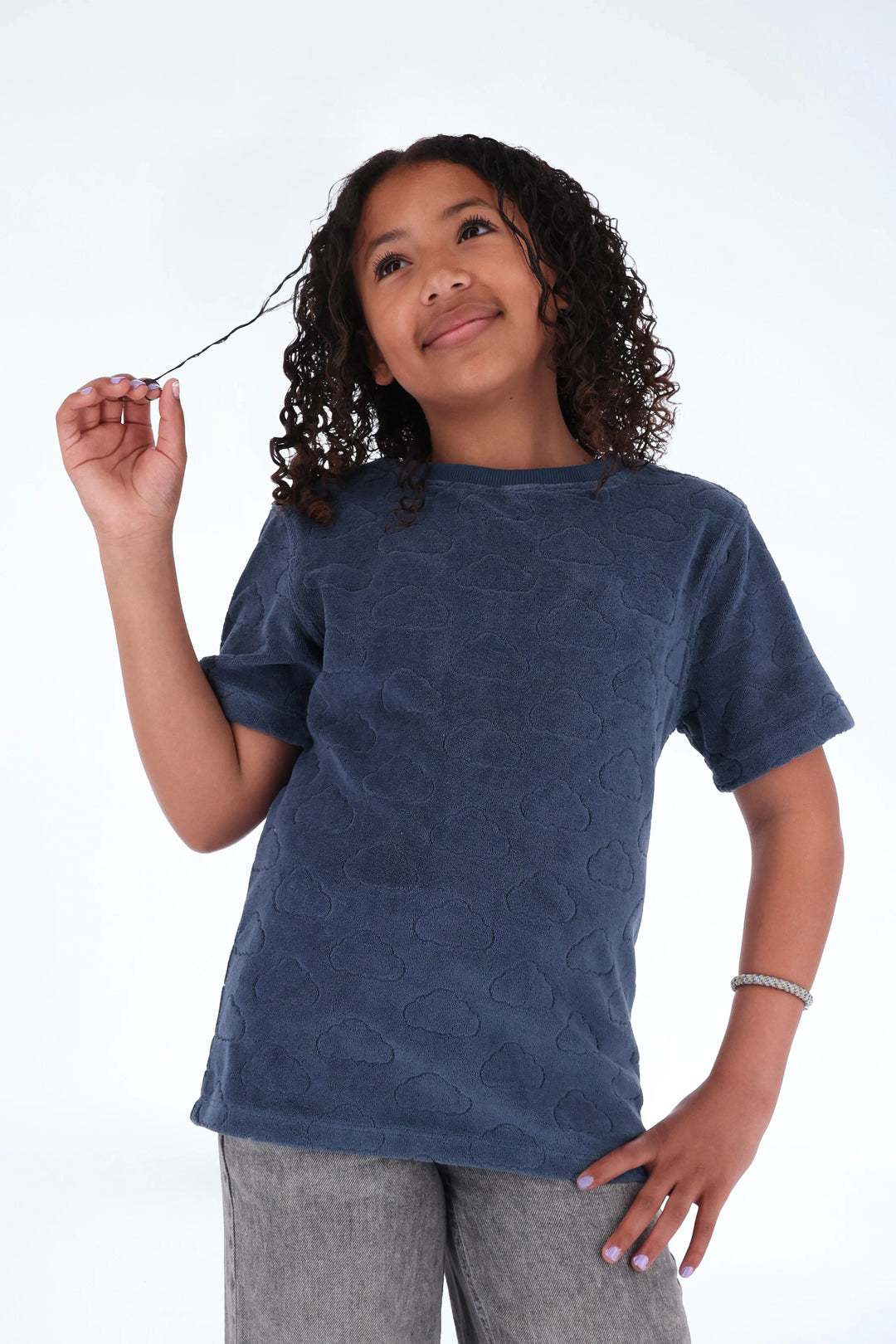 Towel Tee Cloud Blue