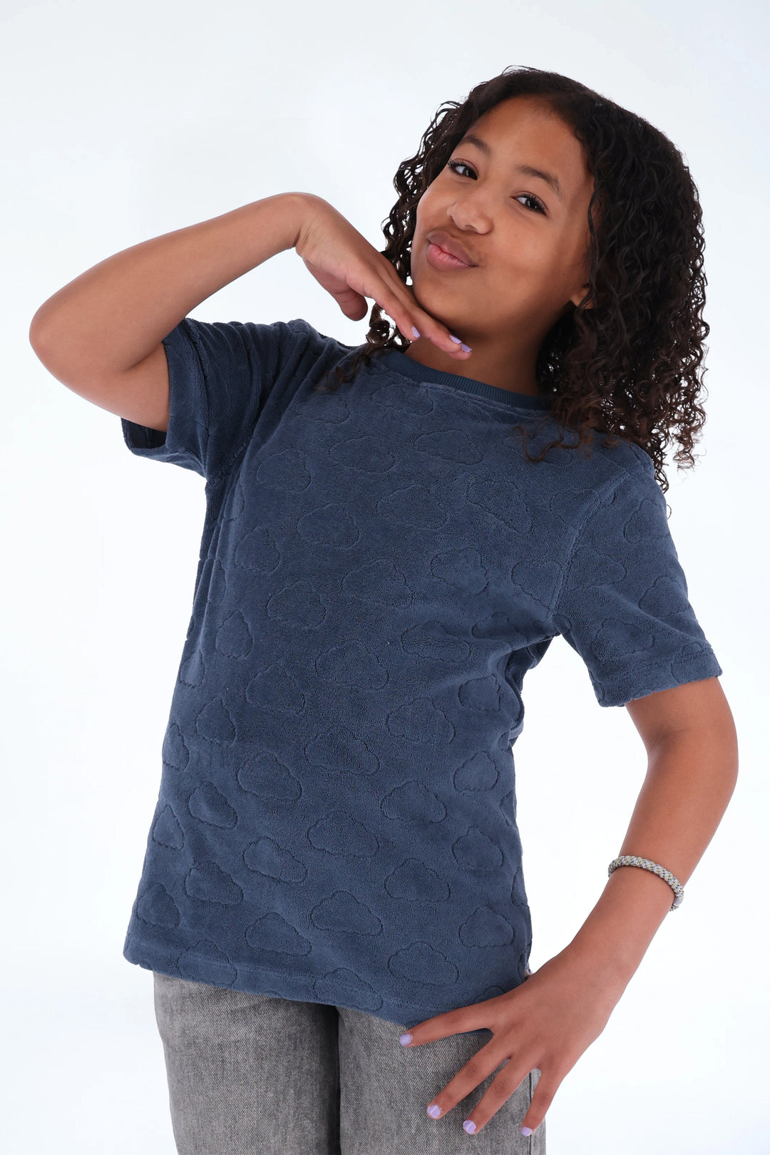 Towel Tee Cloud Blue