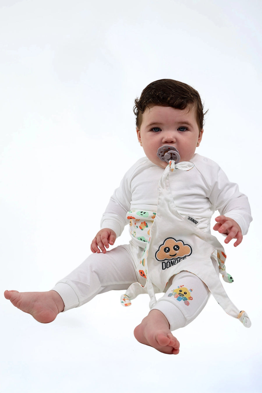 Tutteldoek wit — zachte witte knuffeldoek | Donder