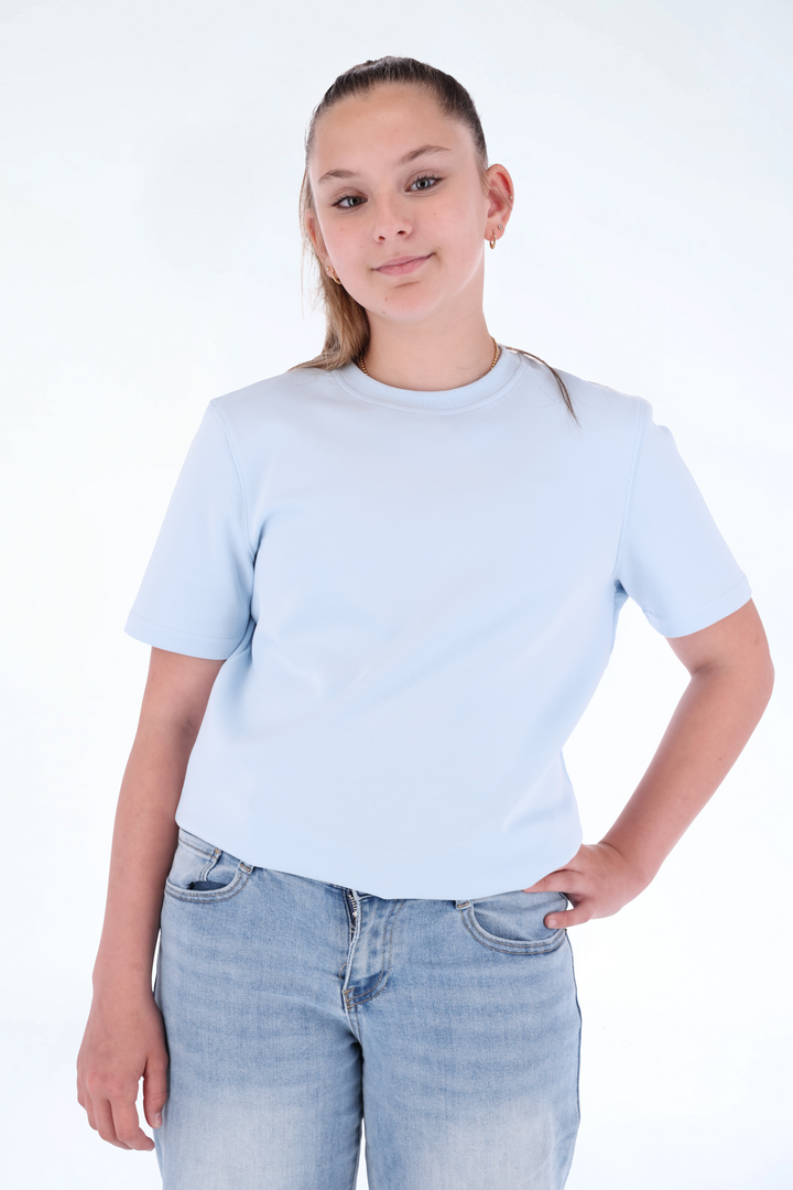 Heavy Tee Essential Adult Light Blue