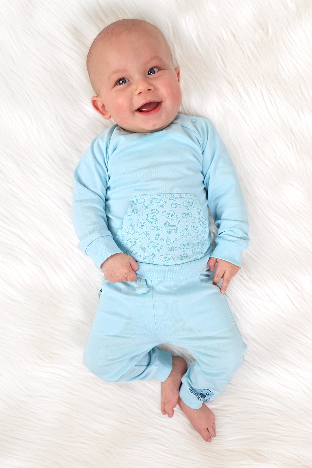 Baby Tracksuit Light Blue 🩵🏋️‍♂️