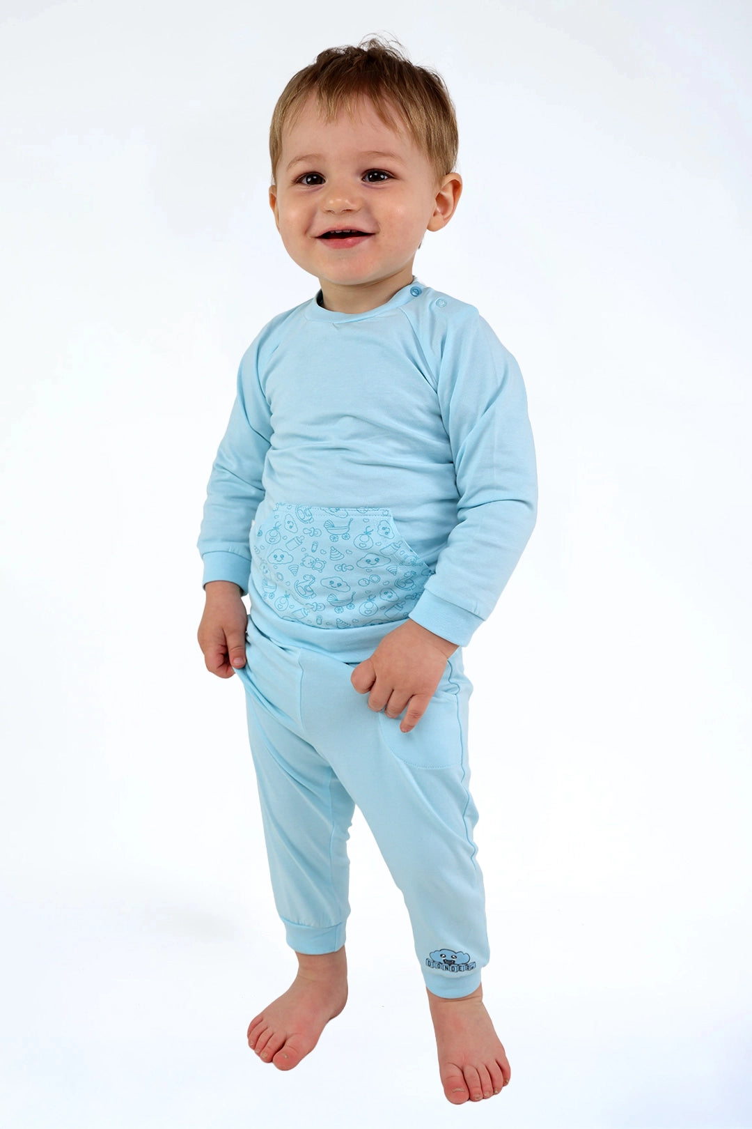 Baby Tracksuit Light Blue 🩵🏋️‍♂️