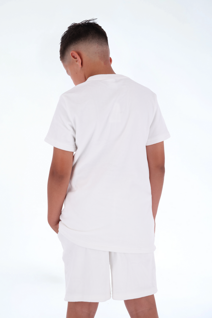 Velvet Summer Set Pearl White