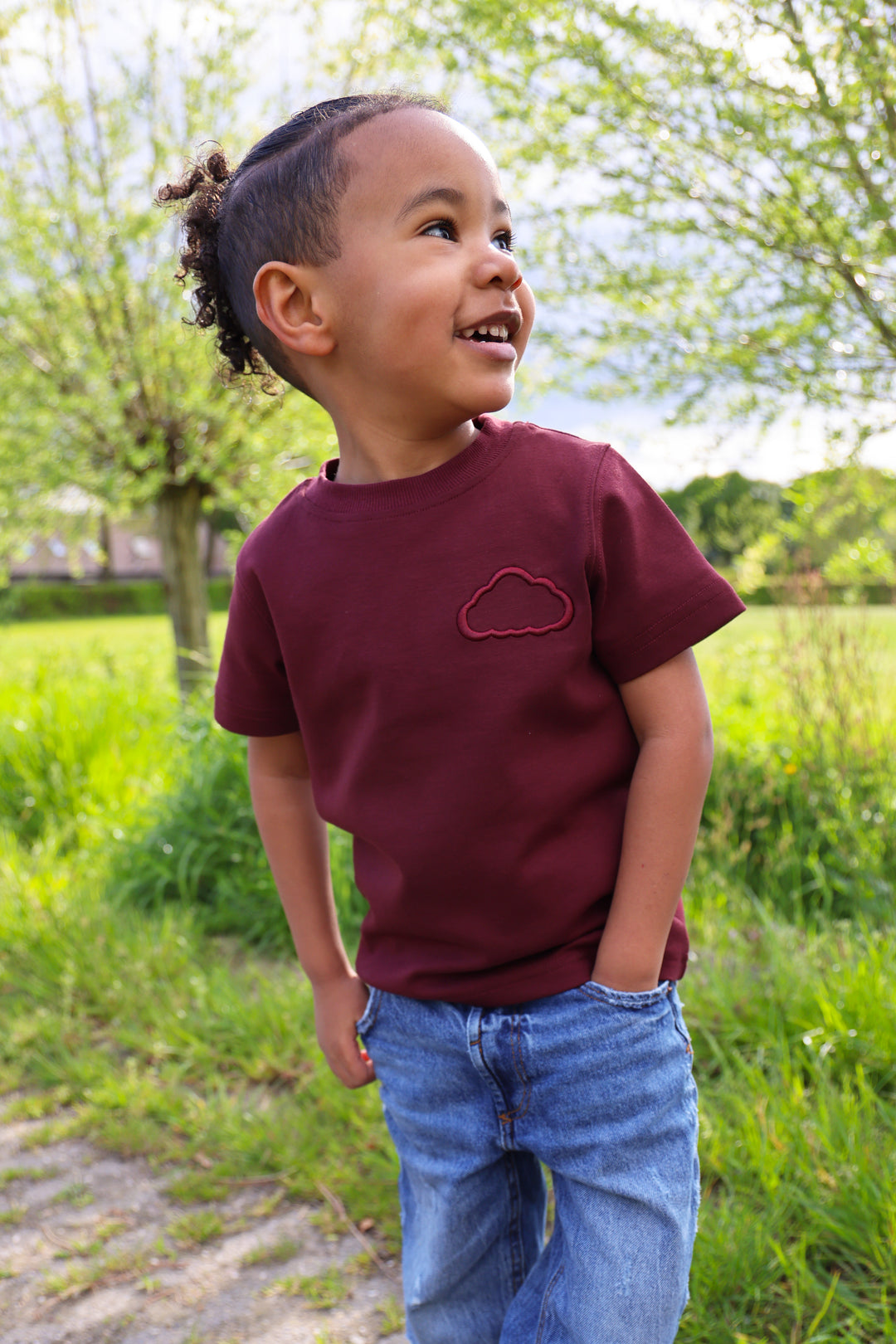 Heavy Tee Essential Bordeaux