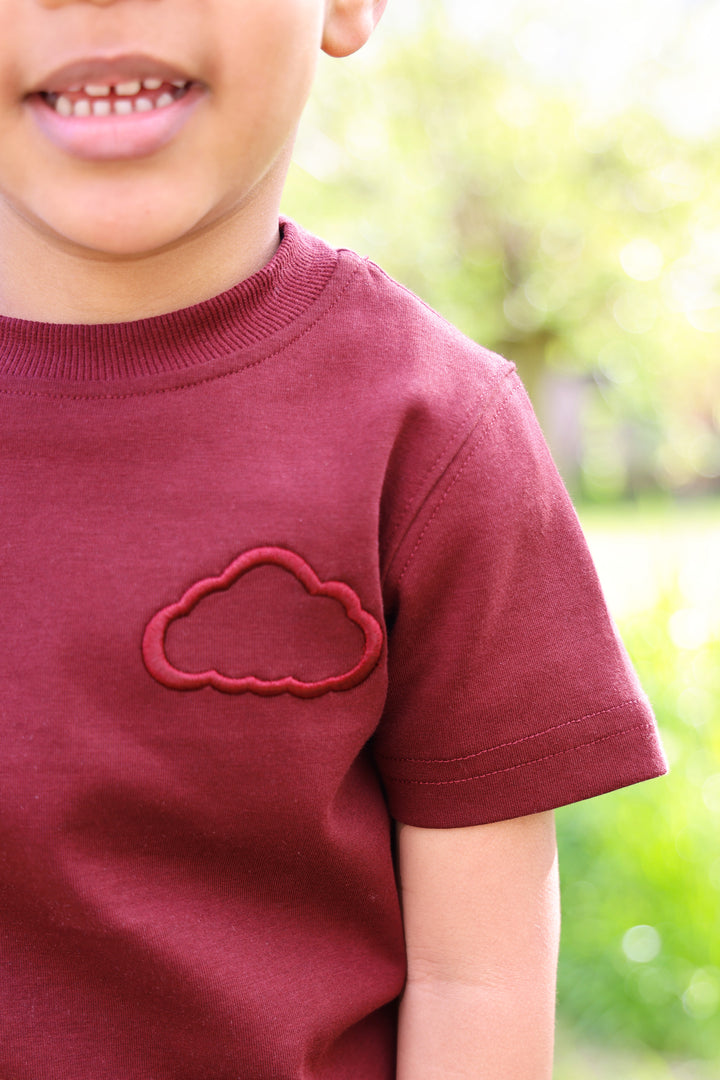 Heavy Tee Essential Bordeaux