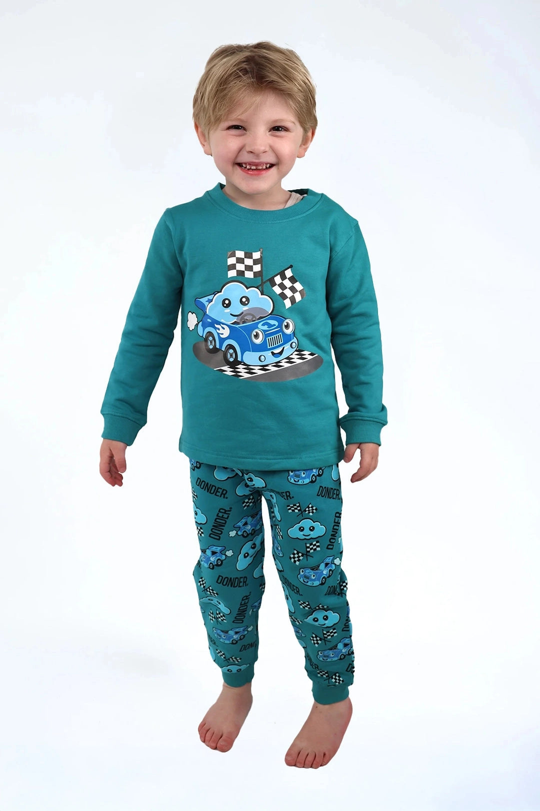 Joggyama Lagoon Drift — combi jogger pyjama kids | Donder