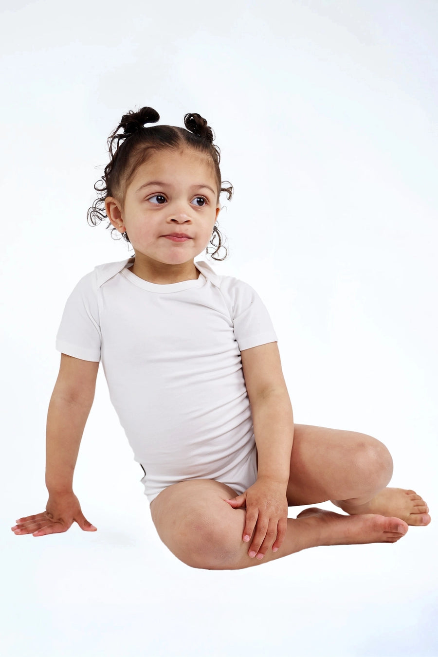 Romper Plainly Perfect wit — zachte baby romper | Donder