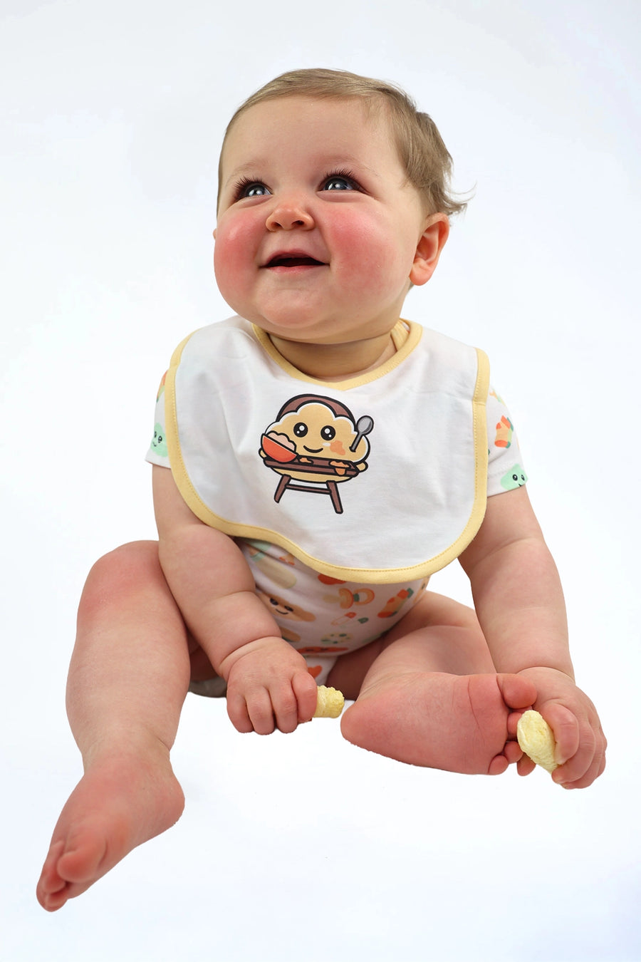 Slabber Cloud Mess — siliconen babyslab met zak | Donder