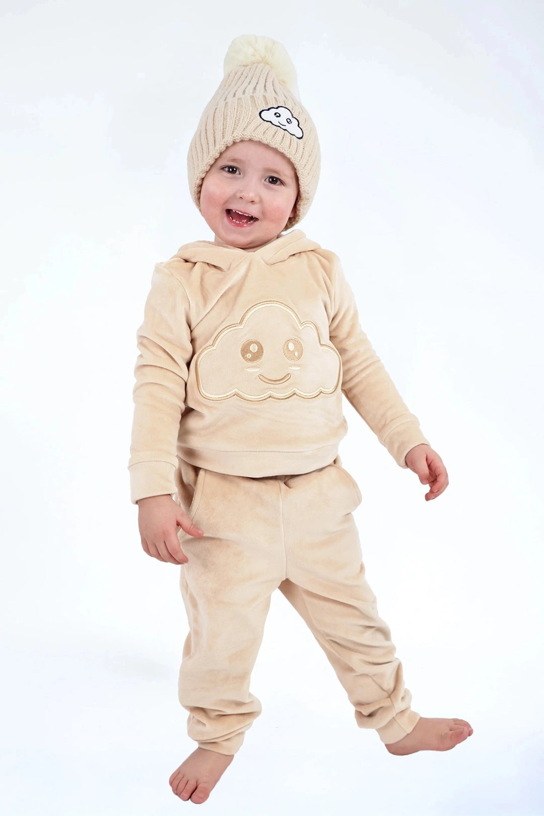 Velvet Suit Banana Freeze — luxe fluwelen kinderpak — variant | Donder