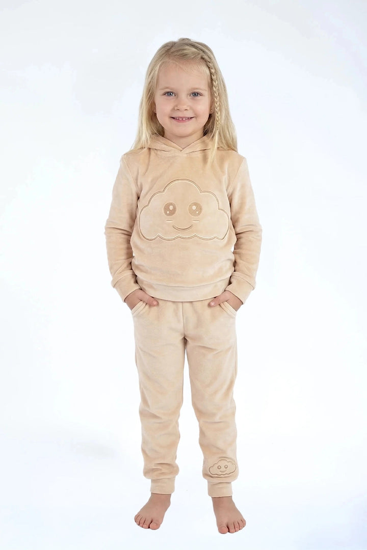 Velvet Suit Banana Freeze — luxe fluwelen kinderpak — styling | Donder