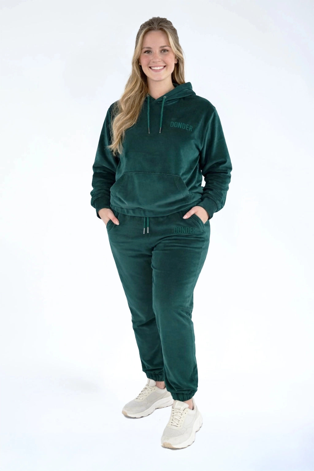 Velvet Jogger Forest Green 🦊🌲