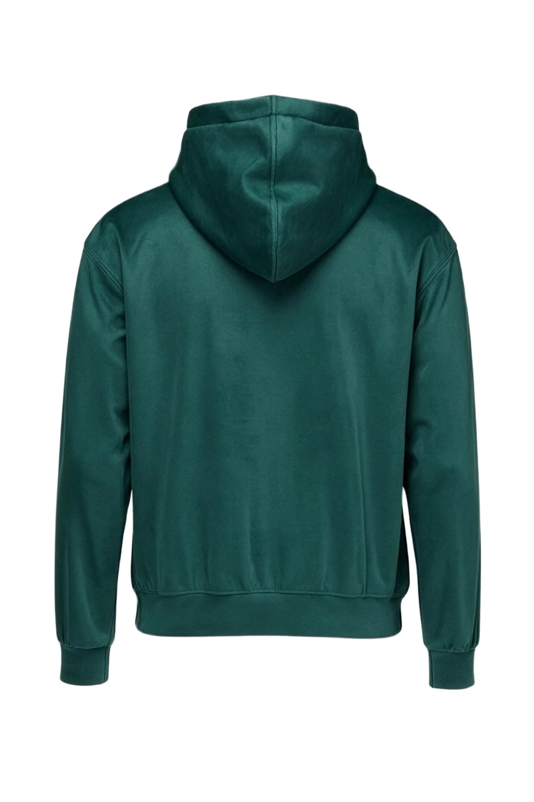 Velvet Trui Forest Green — fluwelen twinning trui groen — achterkant | Donder