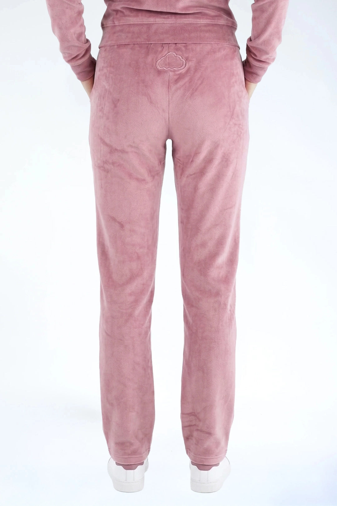 Velvet Broek Metallic Berry 🍇🌷
