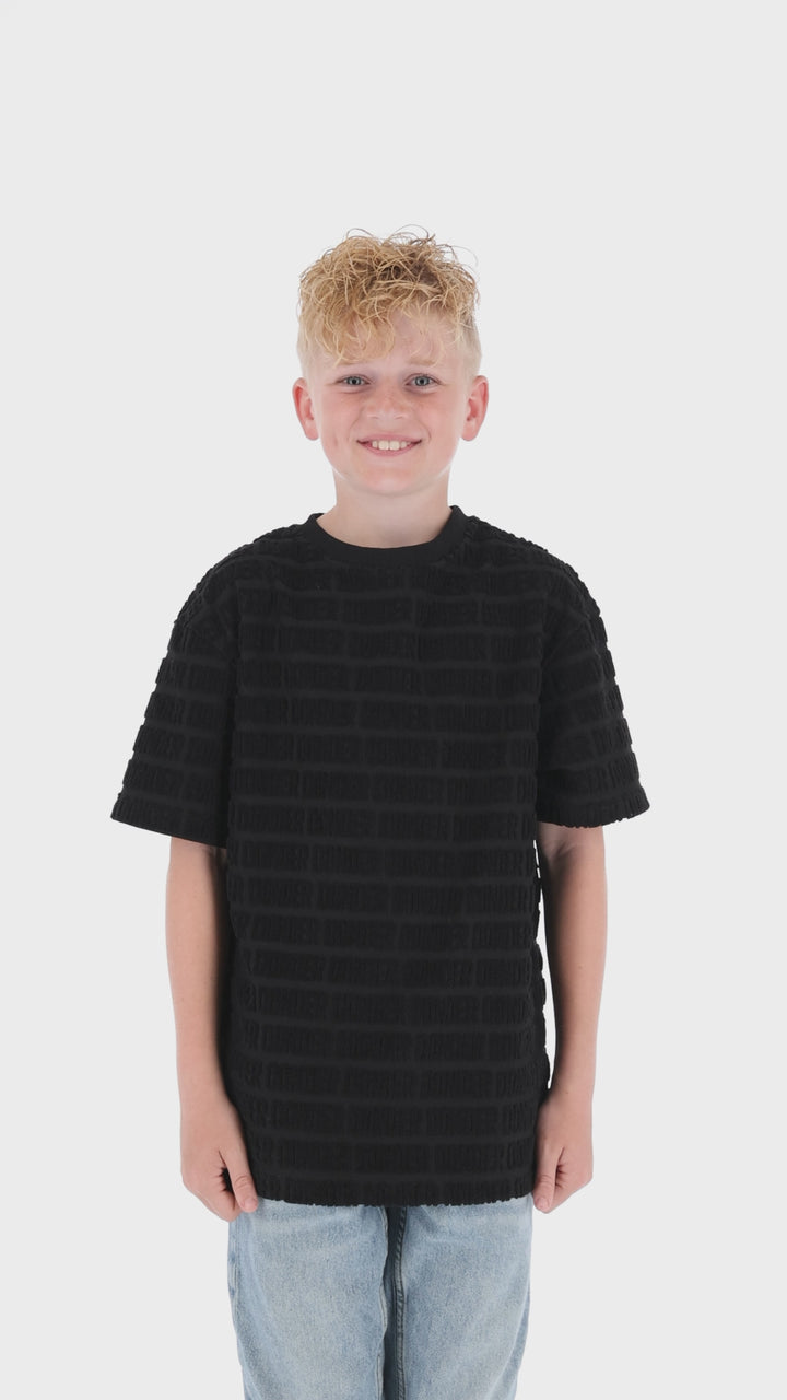 Jacquard Terry Tee DONDER Black