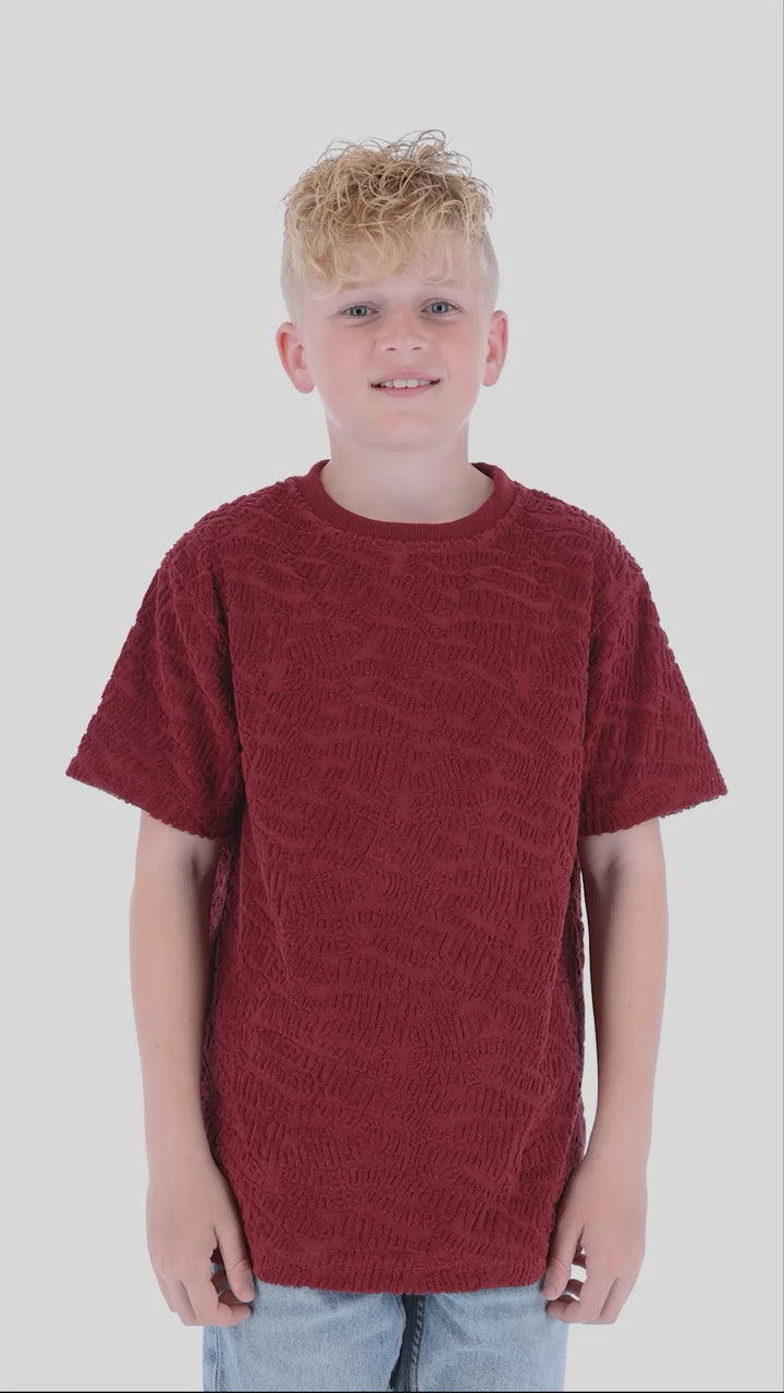 Jacquard Terry Tee DONDER Cherry Twist