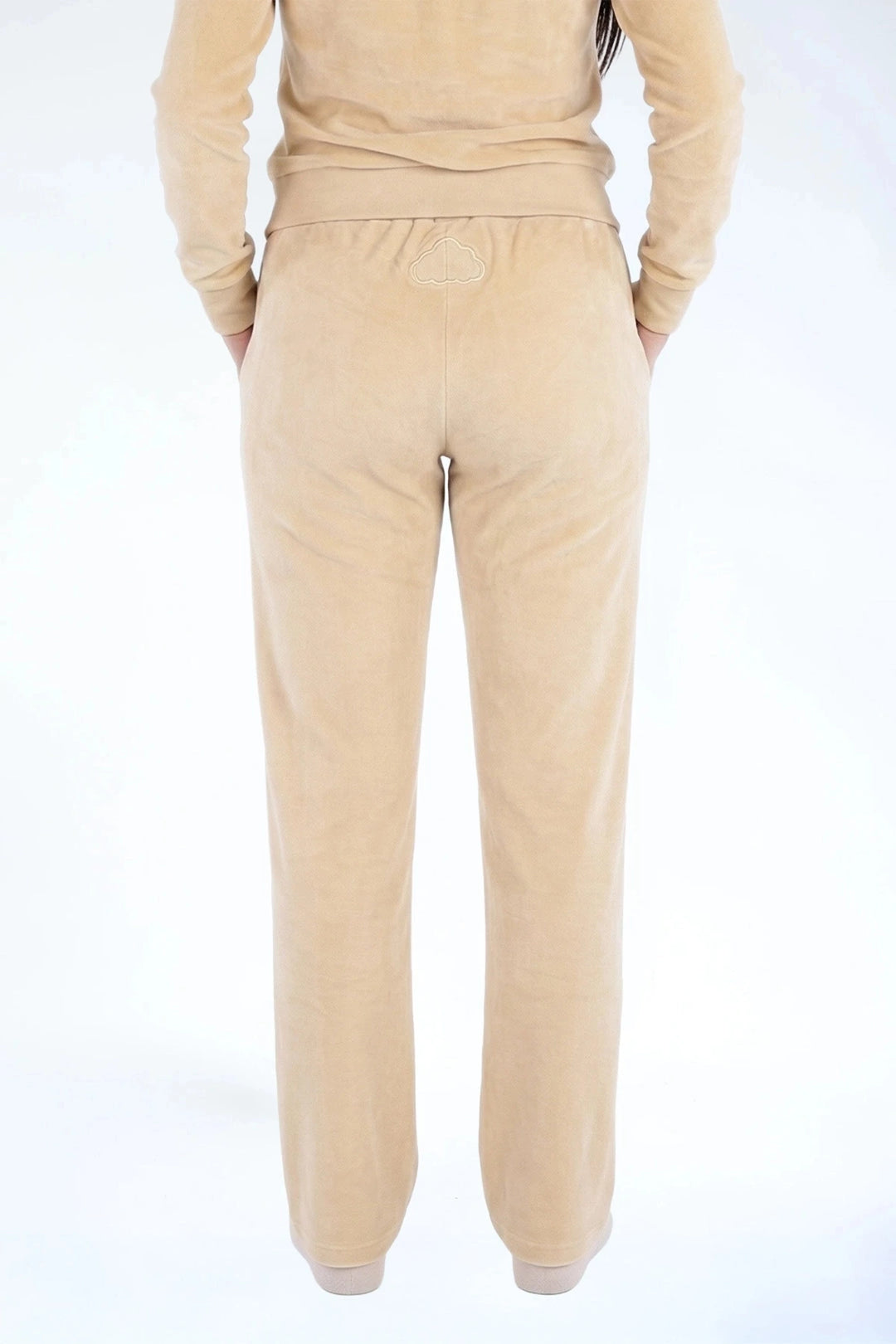 Velvet Broek Banana Freeze — fluwelen twinning broek — detail | Donder