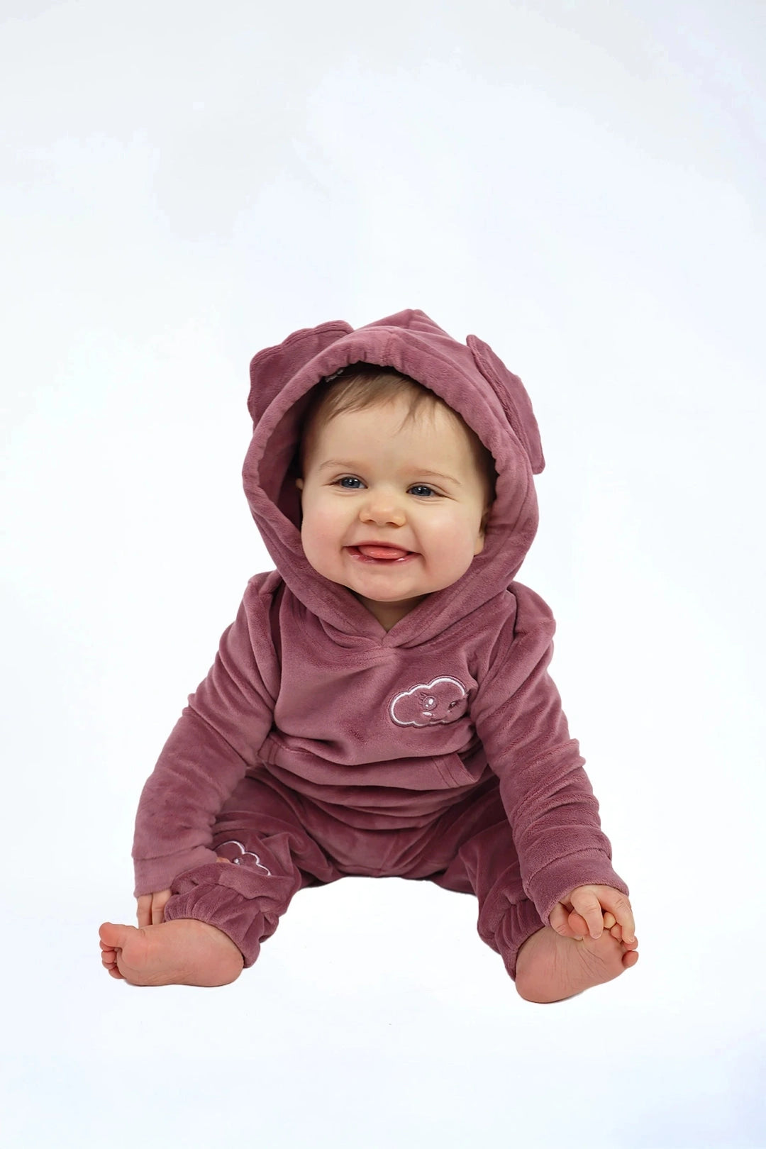 Velvet Suit Metallic Berry — luxe fluwelen kinderpak — styling | Donder